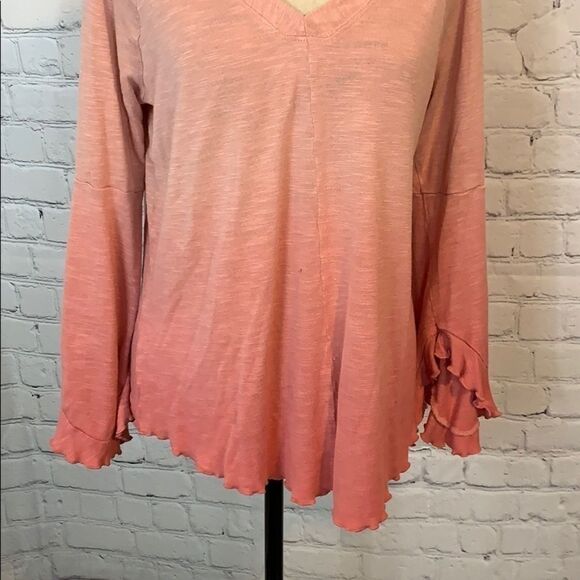 Seven 7 / pink ombré blouse / size large - Picture 3 of 8